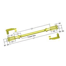 Complete Yoke, Spring Pin and Rod Assemblies