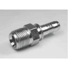 Hydraulic Hose End Fittings Stem, Male Pipe (NPTF) Solid 3/8