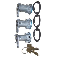 OEM Components Door Lock Cylinders Set of 3